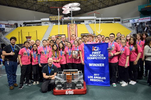 Bgo's robotics team — regional champions