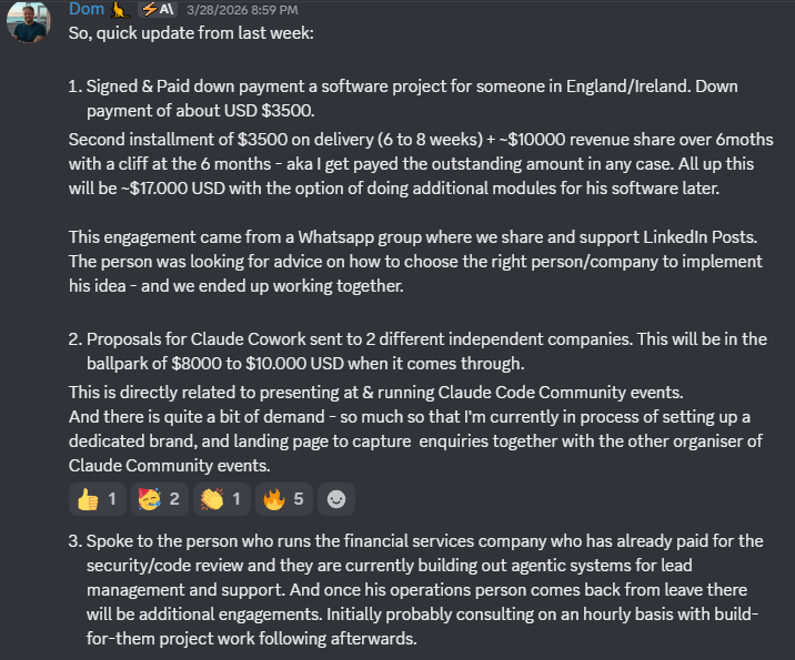 Dom: $17,000 software project