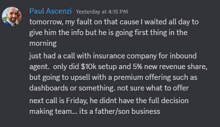 Paul — Discord win